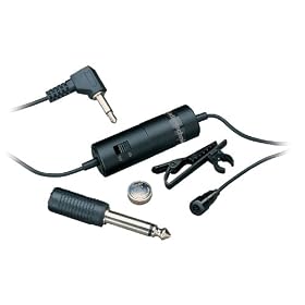 Click here to buy Audio-Technica ATR-3350 Lavalier Omnidirectional Condenser Microphone.