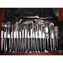 Bobbi Brown 18 Pc. Professional Makeup Brushes + case Eye blush face MSRP $500