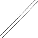 Bling Jewelry 1mm Oxidized Sterling Silver Bali Style Rope Chain