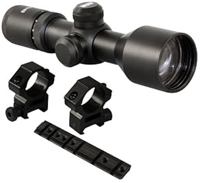 Tactical 3-9x40 Compact Scope + Rings And Rail Mount For Ruger 10/22 Rifles