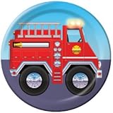 Creative Converting Firefighter 8 Count Paper Lunch Plates