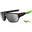 Oakley Jupiter Camo Dispatch Men's Limited Editions Outdoor Sunglasses w/ Free B&F Heart Sticker Bundle - Polished Black/Grey