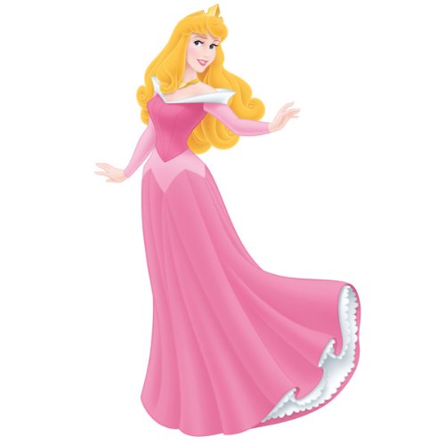 ROOMMATES RMK1466GM Sleeping Beauty Peel & Stick Giant Wall Decal with Gems