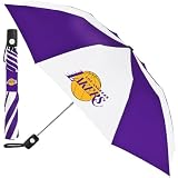 McArthur Los Angeles Lakers Automatic Folding Umbrella