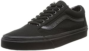 Vans Adult Old Skool Core Classics, Black/Black , Men's 16