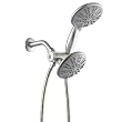 Ana Bath SS5450CBN 5 Inch 5 Function Handheld Shower and Showerhead Combo Shower System, PVD Brushed Nickel Finish Ana Bath SS5450CBN 5 Inch 5 Function Handheld Shower and Showerhead Combo Shower System, PVD Brushed Nickel Finish