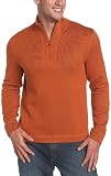 Calvin Klein Mens Long Sleeve 1/4 Zippered Mock Neck Knit Shirt