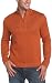 Calvin Klein Men's Long Sleeve Four Button Mock Neck Knit Shirt