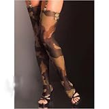Silvermoon Camouflage Thigh High Stockings