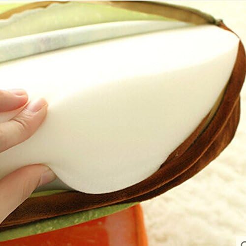 TOPBY 40cm 3D Fruit PP Cotton Office Chair Back Cushion Sofa Throw Pillow for Home Decoration Birthday Gifts (Dragon Fruit)