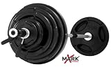 XMark Fitness Premium Rubber Coated Olympic Weight Set (500 -Pounds)