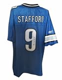 Matthew Stafford Detroit Lions Autographed/Hand Signed Blue Reebok Jersey