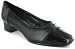 Comfort Plus Holly Ladies Wide Fitting Court Shoes - Black