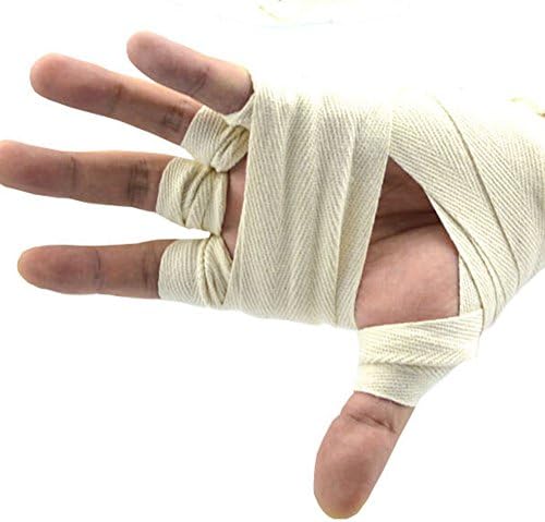 Xiangze 1 Pair 2.5m Boxing Punching Cotton Handwraps Bandage - White