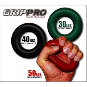 Grip Pro Trainer Hand Grip Forearm Strength Gripper 40 lbs - Black