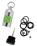 Scuba Tank KeyChain with 12 Orings