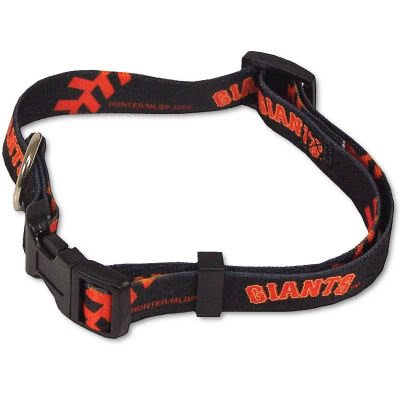 SAN FRANCISCO GIANTS ADJUSTABLE DOG PET COLLAR SZ L