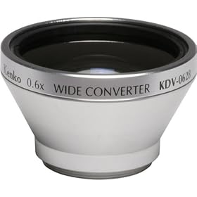 Kenko .6x Wide Angle Lens for Canon ZR400 ZR300 ZR200 ZR100 Elura 50 40MC by Kenko
