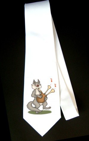 Cover image : Krawatte - Dudelsack, Wolf, Musik, spielen