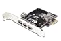 Digitus DS-30201-3, PCIe, IEEE 1394/Firewire, 400 Mbit/s, Negro