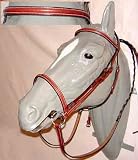 Quality Classic Leather Snaffle Bridle with Laced Reins
