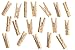 Greenco Laundry Clips - Wooden Clips - Wood Clothespins with Spring - 100 Pack