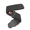 Planet Waves 3 Inch Wide Bass Guitar Strap w/ Internal Pad, Black