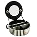 Audrey Round Striped Jewelry Box