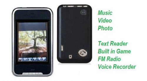 Touch Screen 4GB 28-Inch TFT MP5 Movie Music Personal Media Player