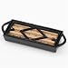 Woodfield Cast Iron Firestarter Tray with Soapstone for Fireplace