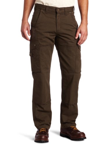 Carhartt Men's Cotton Ripstop Relaxed Fit Work Pant,Dark Coffee,35 x 30