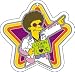 Simpsons Disco Stu Air Freshener A-SIM-0036