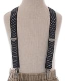 R: Contre Vents Et Marees Navy And White Suspenders With Bear