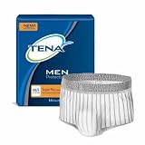 Tena Super Plus Disposable Underwear for Men. Size Medium/Large. Full case of 56 Briefs (223-5810)