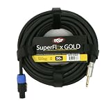 OSP SuperFlex GOLD Premium Speaker Cable 50' NTK-QTR (1/4)