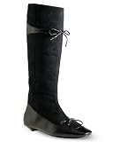 Tassel-trim knee-high boot