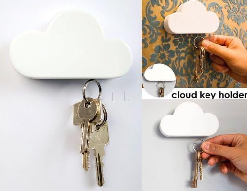 ETOU Cloud Shaped Magnetic Key Holder (White)