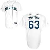 Jesus Montero Seattle Mariners Home Replica Jersey by Majestic