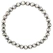 Native American Navajo Handmade Bead or Navajo Pearl Stretch Bracelet, #7774