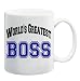 WORLD'S GREATEST BOSS Mug Coffee Cup 11 oz