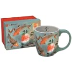 'Two Koi' Coffee Mug by LANG with Beautiful Artwork by Suzanna Mah Fong