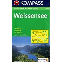 Weissensee: Wander-, Bike-, Ski- und Langlaufkarte. Mit Panorama. GPS-genau. 1:25.000
