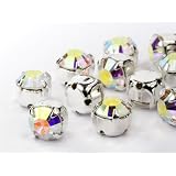 Eingefasste Chatons zum Aufn�hen von Swarovski Elements SS18 (Crystal-AB), 100 St�ckvon "Swarovski"