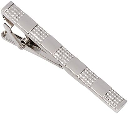Shining Tower Men's Elegant Sleek Design Aolly Tie Bar Clip Set of 1