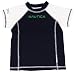 Nautica Infant Boys Print Rash Guard Navy Blue/White Swim Top/T-Shirt 12M 18M 24M - 18 M