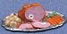 Dollhouse Miniature Ham Dinner on a Platter