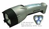 Vector 3-Way Flashlight Yellow (Light shown in Silver)