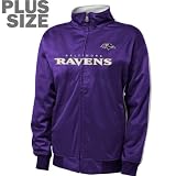 Baltimore Ravens Women's Plus Size Full-Zip Track Jacket