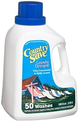 Country Save Liquid Laundry Detergent, 50-Load, 100-Ounce Bottles (Pack of 4)