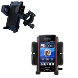 Bike Handlebar Holder Mount System for the Sony Ericsson Xperia ray - Gomadic Brand